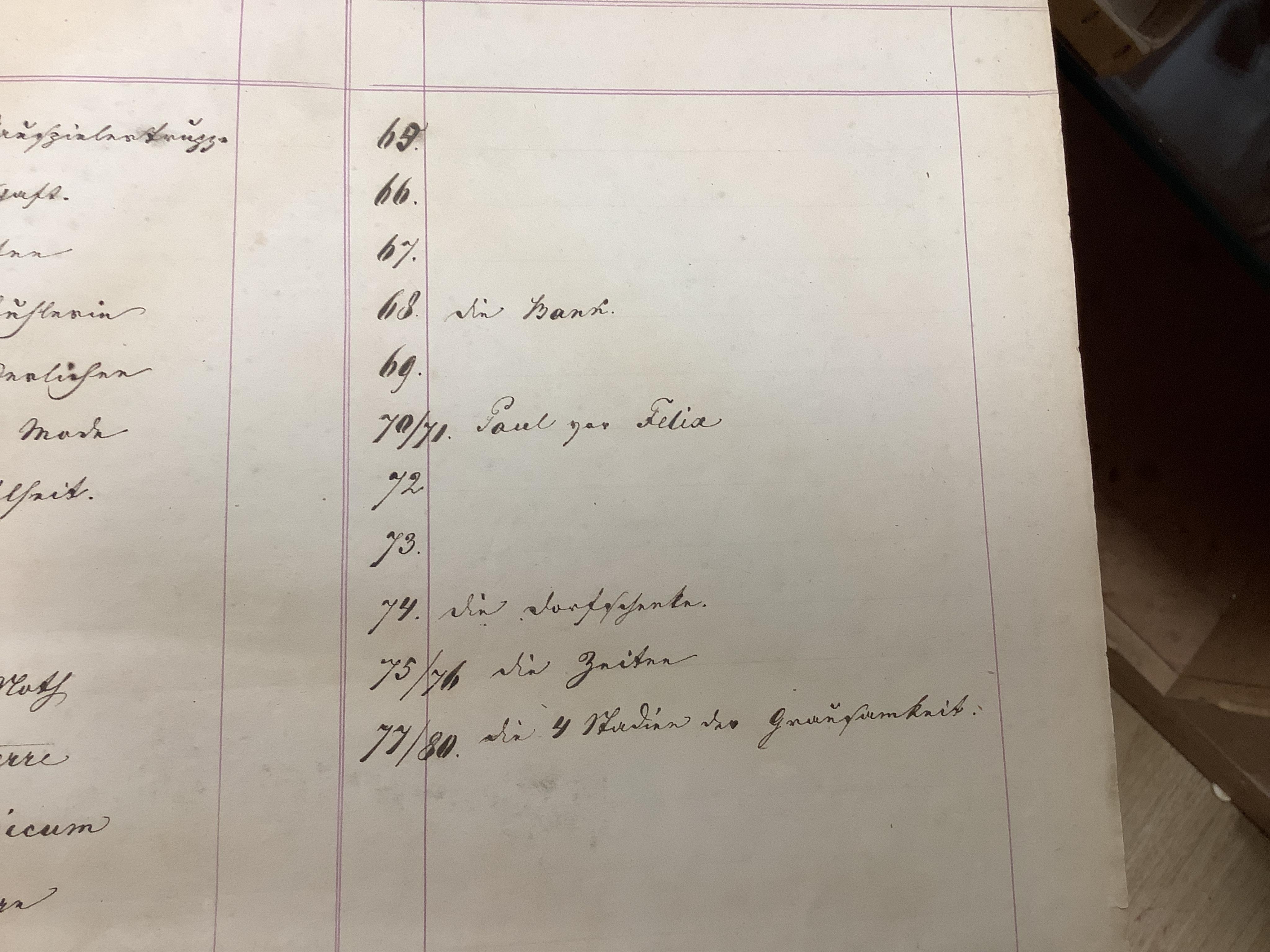 An album of 18th century and later etchings after William Hogarth (1697-1764), to include 'The Reward of Cruelty', 'Strolling Actresses Dressing in a Barn' and 'The Company of Undertakers', with handwritten ink itinerary